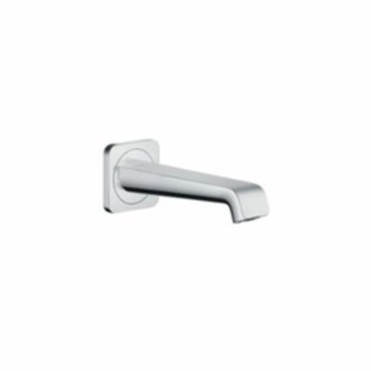 AXOR 36425001 Citterio E Wall Mount Tub Spout, 7-1/8 in L, Solid Brass, Polished Chrome