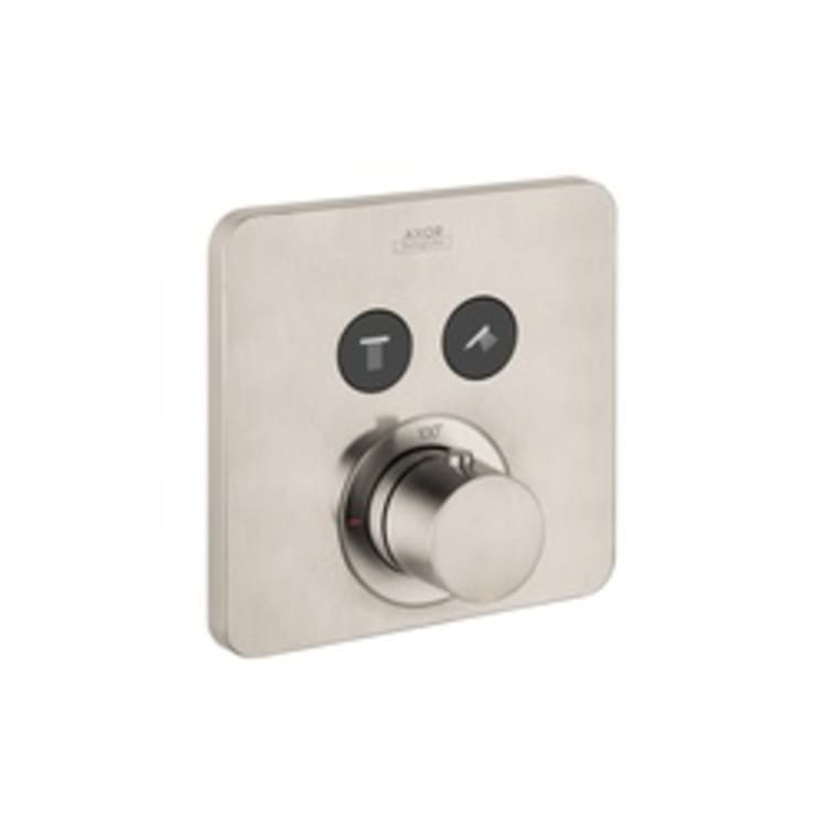 Hansgrohe 36707821 Axor ShowerSelect SoftCube Thermostatic Trim, Hand Shower Yes/No: No, Brushed Nickel