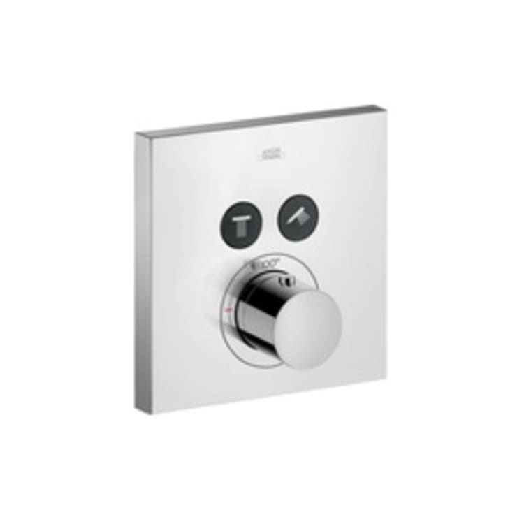 AXOR 36715001 Square Thermostatic Trim, Polished Chrome