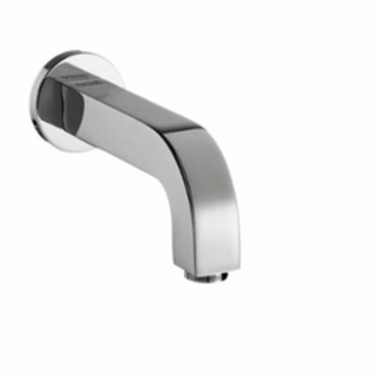 Hansgrohe 39410001 Axor Citterio Tub Spout, 6-1/5 in L x 2-1/4 in H, Solid Brass, Chrome Plated, Import