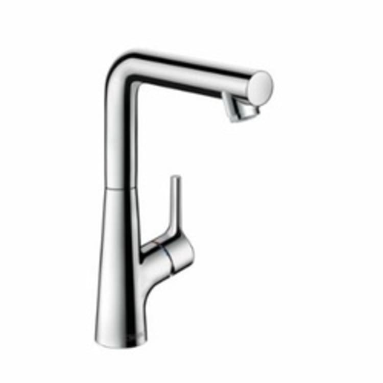 Hansgrohe 72105001 Talis S 210 Basin Mixer, 1.2 gpm, 8-7/8 in H Spout, 1 Handle, Pop-Up Drain, 1 Faucet Hole, Chrome Plated