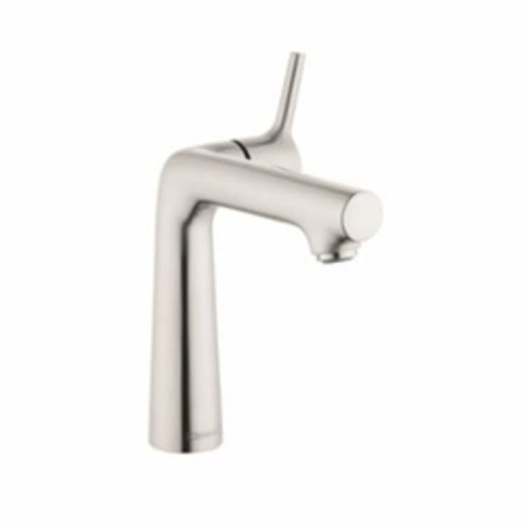 Hansgrohe 72113821 Basin Mixer, Talis S 140, 1.2 gpm Flow Rate, 5-5/8 in H Spout, 1 Handles, Pop-Up Drain, 1 Faucet Holes, Brushed Nickel, Function: Traditional