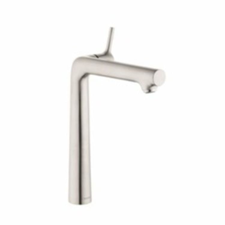 Hansgrohe 72116821 Basin Mixer, Talis S 140, 1.2 gpm Flow Rate, 10 in H Spout, 1 Handles, 1 Faucet Holes, Brushed Nickel, Function: Traditional