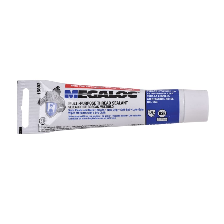 Hercules® Megaloc® 15802 High Performance Multi-Purpose Pipe Thread Sealant, 1.1 oz Plastic Tube, Blue