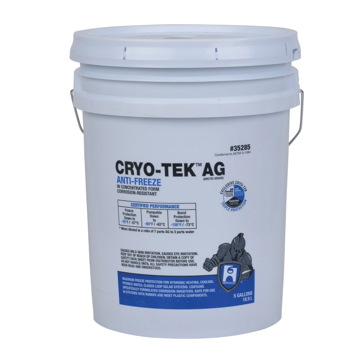 Hercules® Cryo-Tek™ AG 35285 Anti-Freeze, 5 gal Can, Liquid, Blue, 1.04 at 60 to 65 deg F