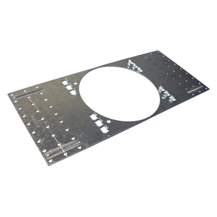 Holdrite® HFPCD3 HydroFlame™ Pro Corrugated Metal Deck Plate, For Use With HFP-P/M4, HFP-P/M4B, HFP-H5, HFP-H5B #3 Non-Telescoping Fire Stop Sleeve, #4 Hollow Sleeve and 1-1/4 to 3 in Plastic and Metal Penetrating Pipe