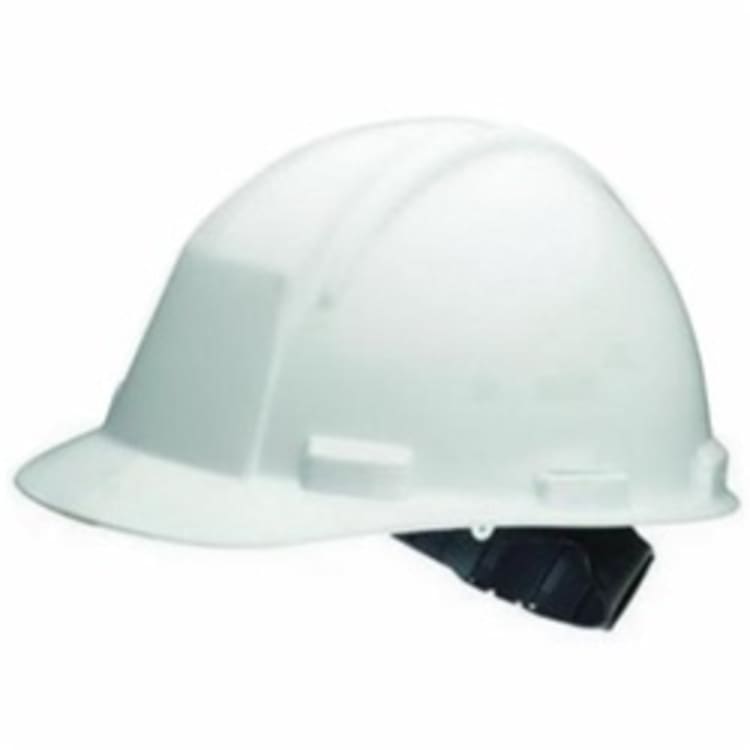 Honeywell Safety A29010000 K2 Front Brim Slotted Hard Hat, White, High Density Polyethylene, 4-Point Nylon Quick-Fit Suspension, Class E