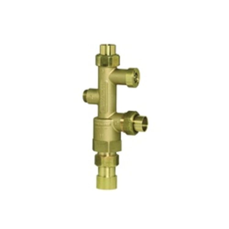 Honeywell DirectConnect™ AMX101-UT-1LF/U Thermostatic Mixing Valve, 3/4 in, Union NPT, Brass/Stainless Steel Body, Domestic