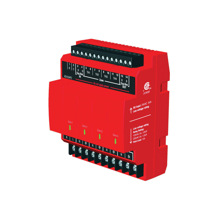 Honeywell Aquatrol® AQ15540B/U Zoning Module, DIP Switch User Interface, 4 Zones, Import
