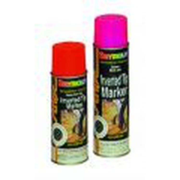 SEYMOUR® STRIPE® 20-653 Water Base Inverted Tip Marker, 20 oz Container, Aerosal Spray Form, Precaution Blue, 15 min Curing