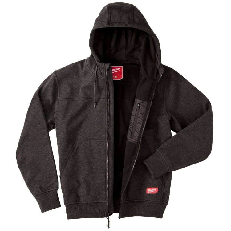 Milwaukee® 311B-M Fleece Lining Sweatshirt, Men's, M, Black, Polyester
