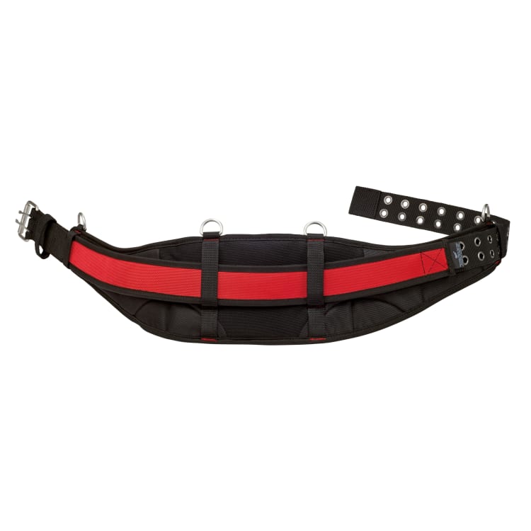 Milwaukee® 48-22-8140 Universal Padded Work Belt, Denier Ballistic Nylon, Red/Black