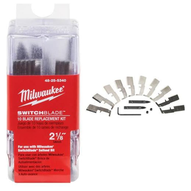 Milwaukee® 48-25-5335 SwitchBlade™ Blade Replacement Kit, For Use With SwitchBlade™ 2 in Self-Feed Drill Bit