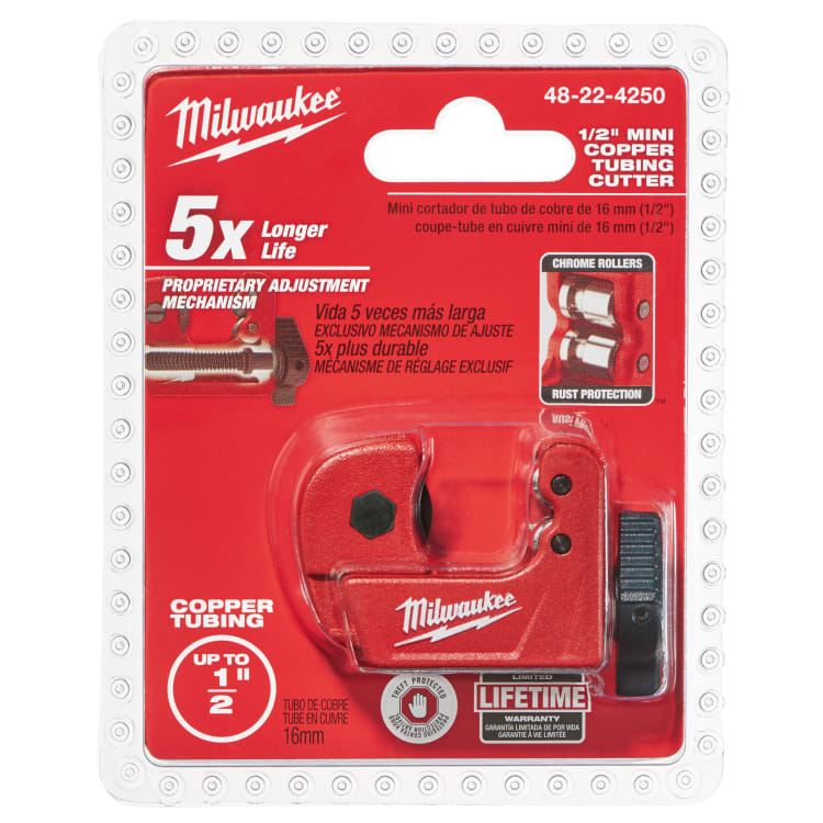 Milwaukee® 48-22-4250 Mini Tubing Cutter, 1/2 in, 0.8 in W Jaw