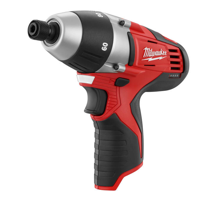 Milwaukee® 2455-20 M12™ Compact Lightweight Cordless Driver, 1/4 in Hex/Keyless Chuck, 60/80 in-lb Torque, 12 VDC, Lithium-Ion Battery