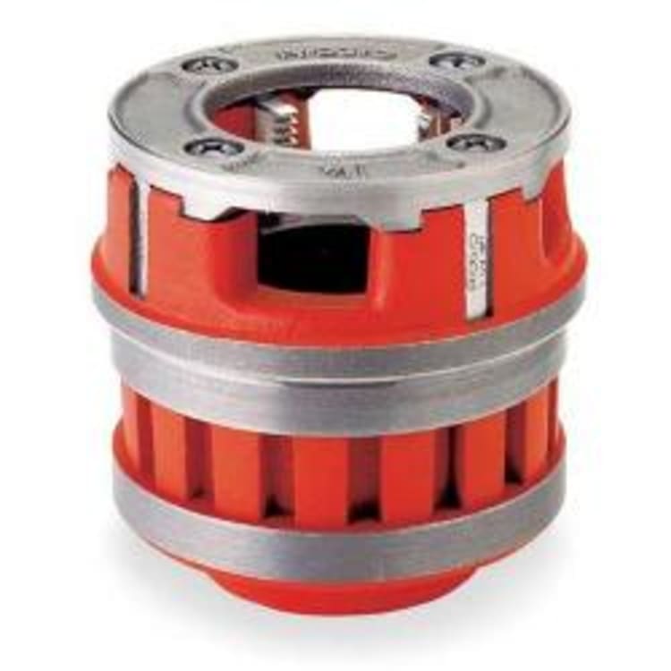 RIDGID® 37395 12-R Hand Threader Die Head, 3/4 in Nominal, NPT Thread, Right Hand Thread, Alloy Steel Die, For Use With Ridgid® 12-R Manual Pipe Threaders