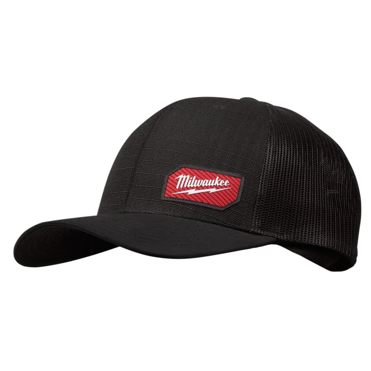 Milwaukee® 505B Insulated Trucker Hat, One-Size, Black, Cotton/Nylon/Polyester