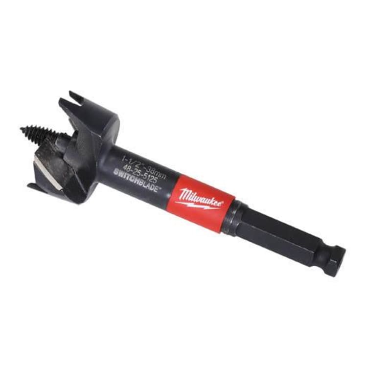 Milwaukee® 48-25-5125 SwitchBlade™ Self-Feed Bit, 1-1/2 in Dia, 5 in OAL, 7/16 in Shank