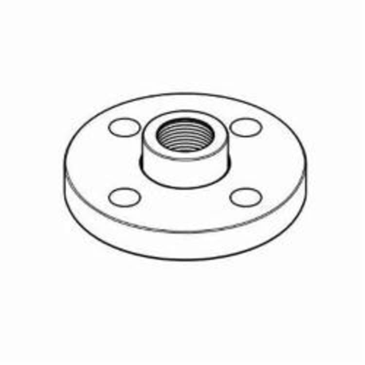 IPEX Corzan® 059659 Van Stone Flange, 1-1/2 in Nominal, CPVC, Thread Connection, 5 in OD
