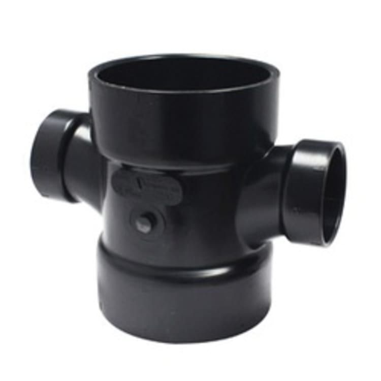 4"X2" ABS DWV DBL SAN TEE