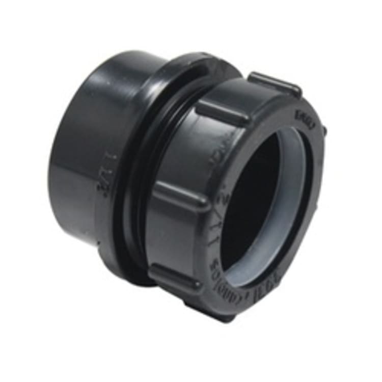 1-1/2" ABS DWV SPGXSJ MALE TRAP ADAPTER WITH NUT