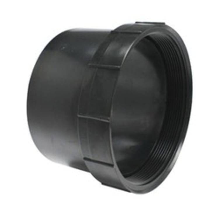 6" ABS DWV SPGXF CLEANOUT ADAPTER