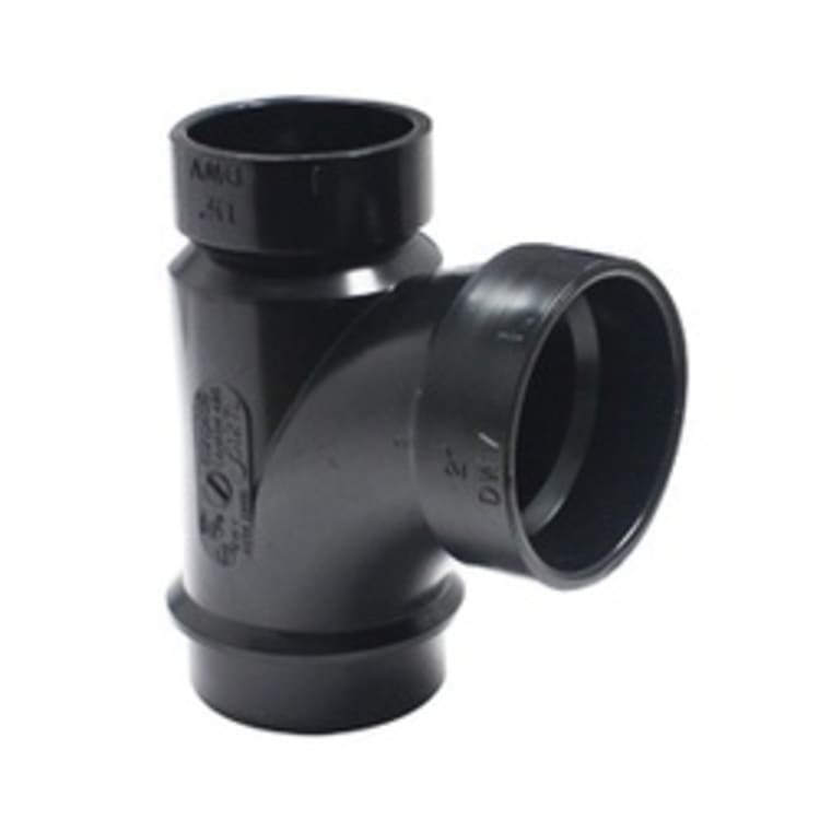 2"X1-1/2"X2" ABS DWV STREET SAN TEE