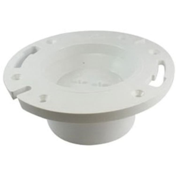 4"X3" PVC DWV HUB CLOSET FLNG WITH KNOCKOUT