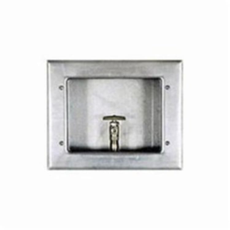 Guy Gray™ 88158 Ice Maker Outlet Box With Domestic valve, 1/2 in C, Steel, Galvanized, Domestic