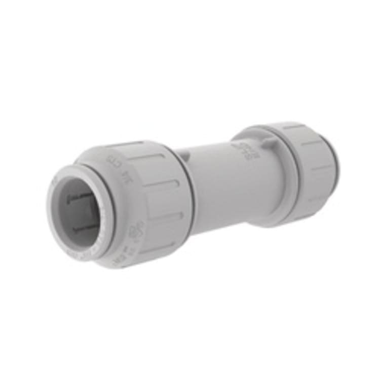 John Guest® Speedfit® 1/2SCP Slip Connector, 1/2 in Nominal, CTS End Style, Plastic, Domestic
