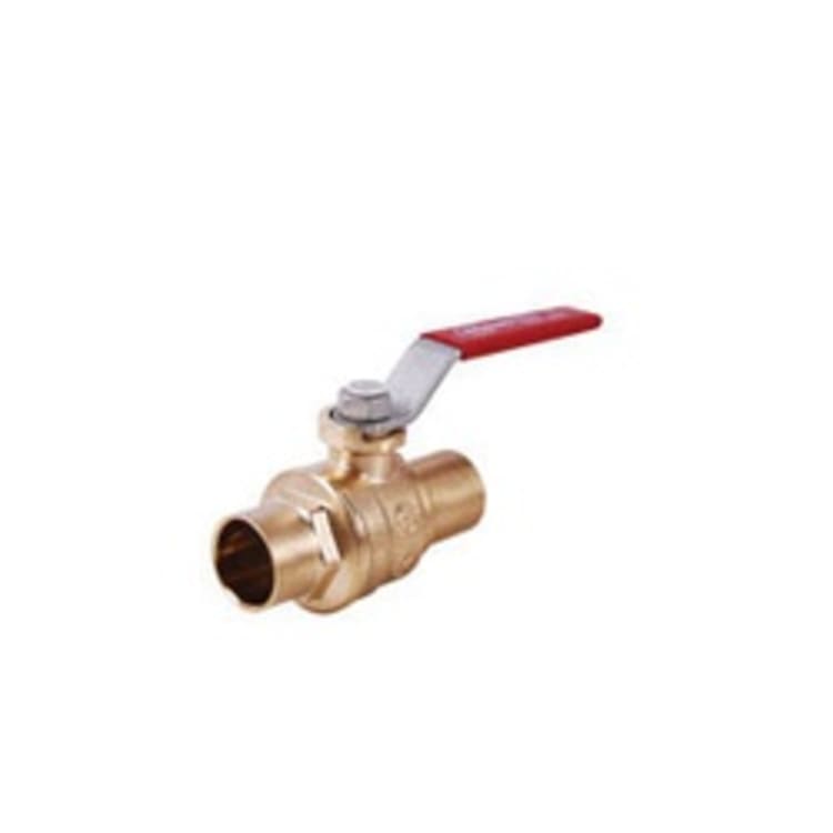 LEGEND 101-045 S-1001 Traditional Ball Valve With Handle, 1 in Nominal, C End Style, Forged Brass Body, Full Port, Import