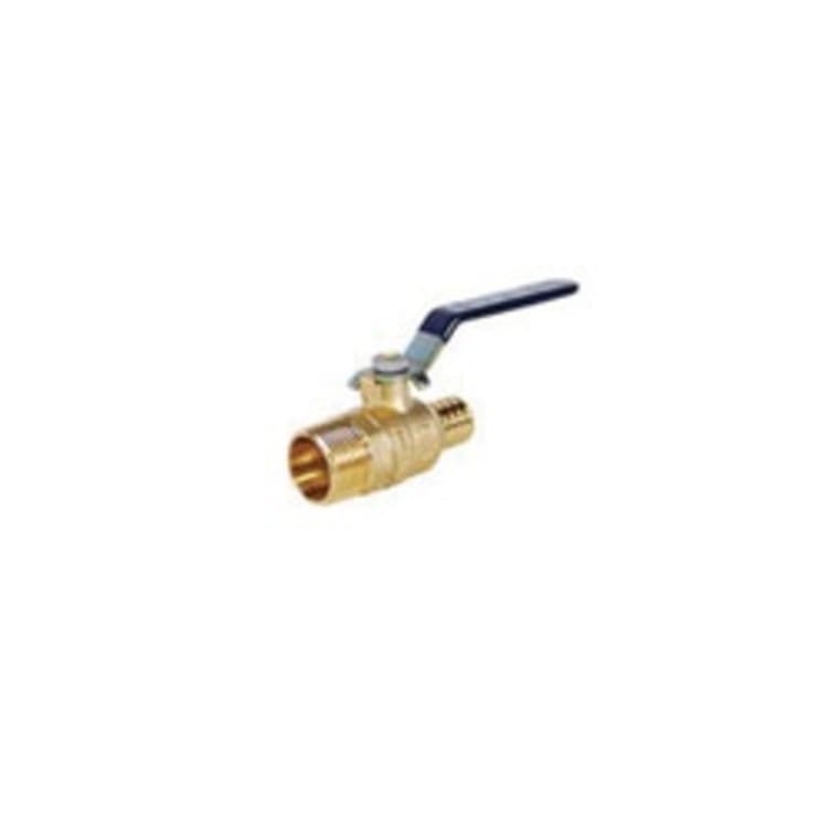 LEGEND 101-591NL T-2005NL Ball Valve, 3/4 in, MNPT x PEX, DZR Forged Brass Body, Full Port, Import