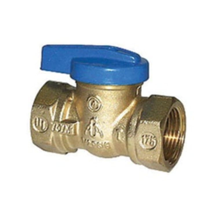 LEGEND Blue Top™ 102-103 T-3000 1-Piece Gas Ball Valve, 1/2 in, FNPT, Forged Brass Body, Import