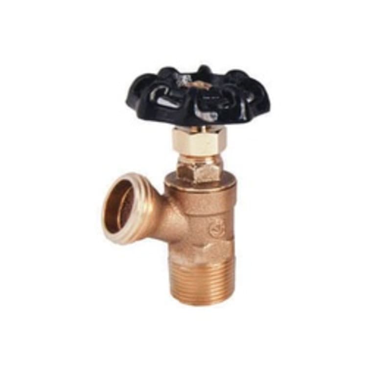 LEGEND 107-144 T-521 Boiler Drain Valve, 3/4 in, MNPT, 125 psi, Brass Body, Import