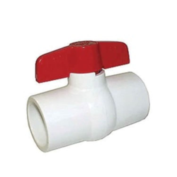 LEGEND 201-404 S-601 Compact Miniature Ball Valve, 3/4 in, Solvent, PVC Body, Full Port, Import