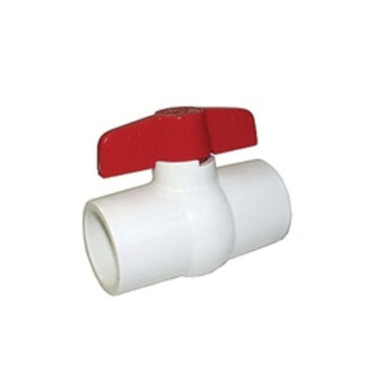 LEGEND 201-408 S-601 Compact Miniature Ball Valve, 2 in, Solvent, PVC Body, Full Port, Import