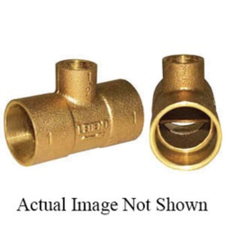 LEGEND 302-205 T-570 Traditional Mono-Flow Tee, 1 x 3/4 in, C, Cast Brass, Import