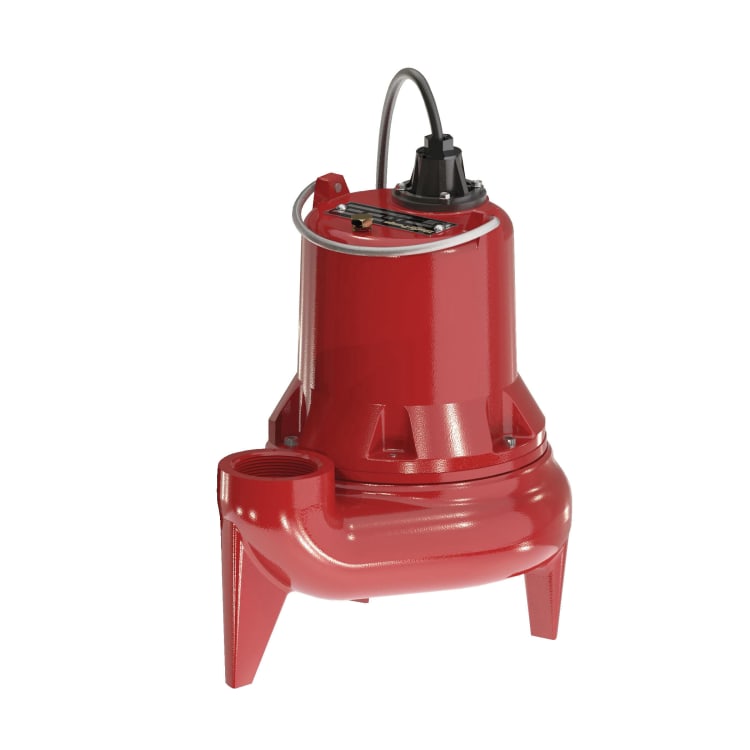 Liberty Pumps® LE51M-2 LE50 Submersible Sewage Pump, 1/2 hp, 115 VAC, 2 in Outlet, Cast Iron, 12 A, 1 ph