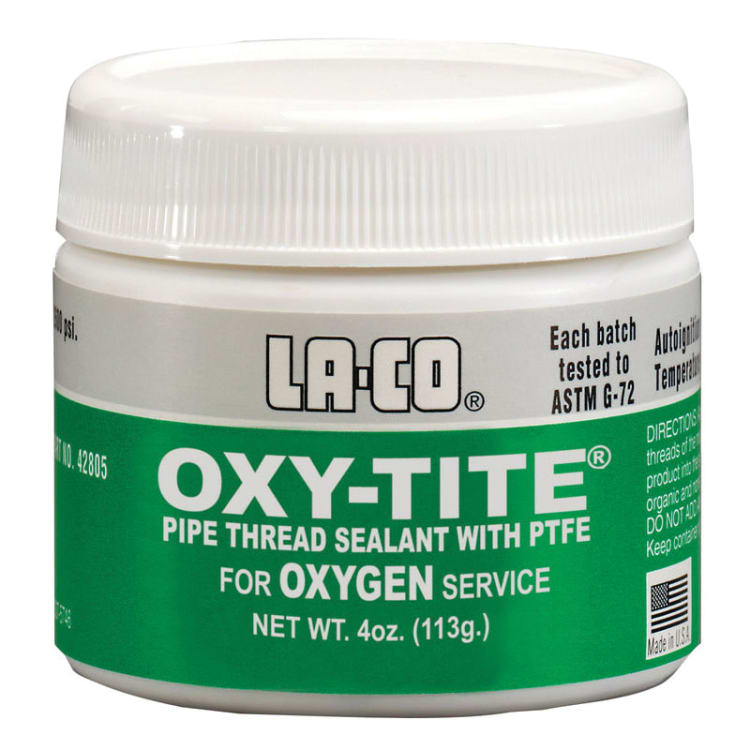 Markal® 42805 OXY-TITE® Non-VOC Pipe Thread Sealant, 4 oz Tube, White