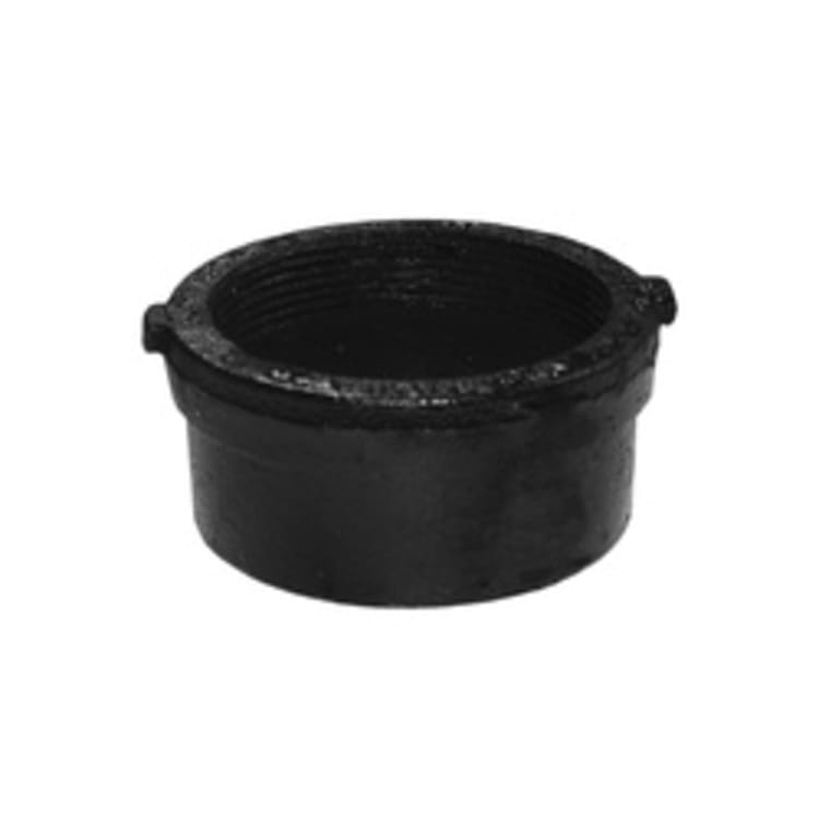 Tyler Pipe 009993 No-Hub Cleanout Ferrule, 4 in, Cast Iron, Domestic