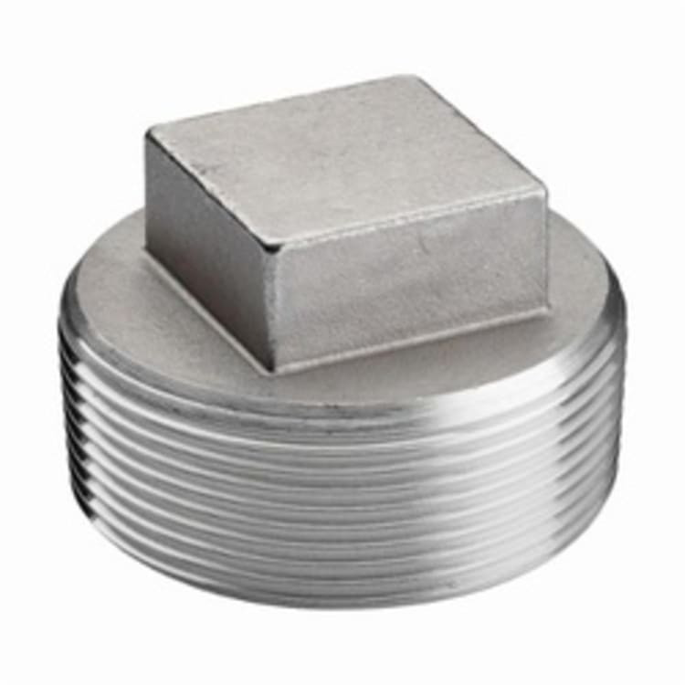 1/2" 150LB 304 SS THREADED SQ HEAD PLUG