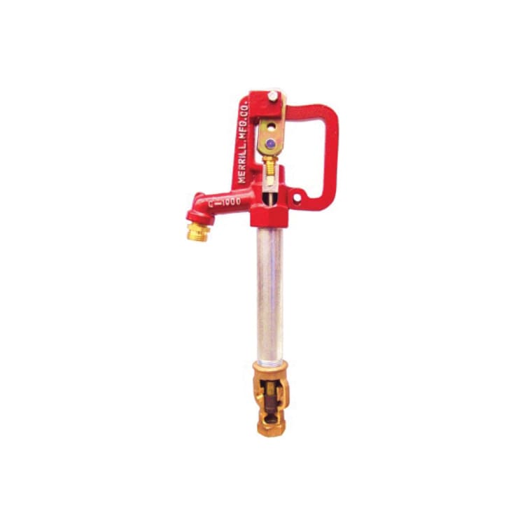 Merrill™ C-1000 CNL7501 Frost-Proof Yard Hydrant, 3/4 in, NPT x Hose Threaded, 1 ft Bury, 44-1/2 in OAL, Lever Handle Shut-Off, Domestic