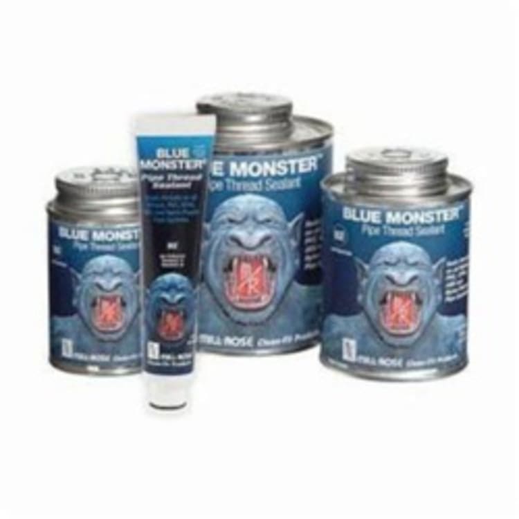 Cleanfit Blue Monster® 76015 Heavy Duty Industrial Grade Pipe Thread Sealant, 1 pt Can, Paste, Blue, 1.41