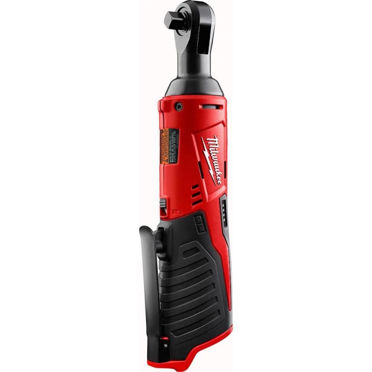 Milwaukee® M12™ 2457-20 Double Insulated Cordless Ratchet, 3/8 in Drive, 35 ft-lb Torque, 250 rpm Speed, 12 VDC, Li-Ion Battery, 10-3/4 in OAL