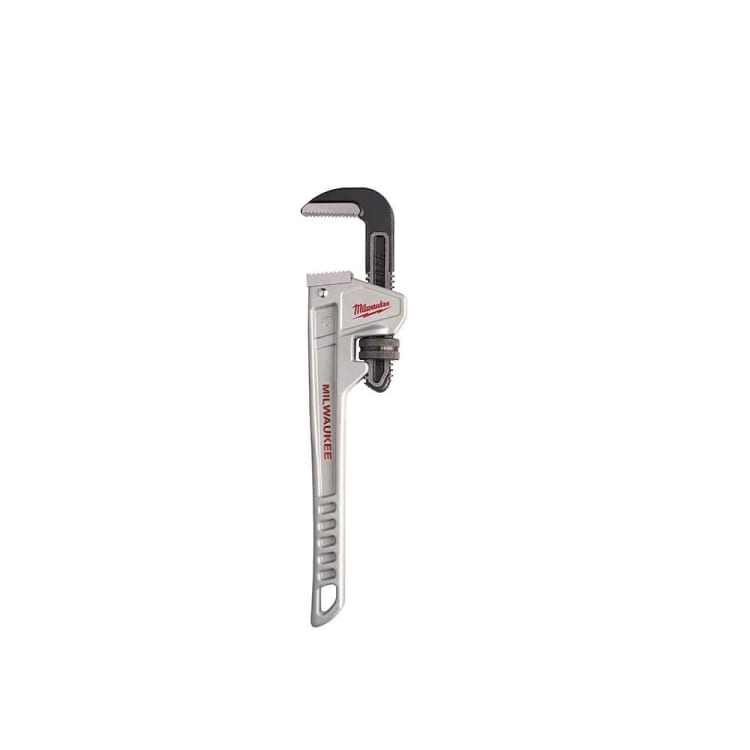 Milwaukee® OVERBITE JAW™ 48-22-7212 Pipe Wrench, 12 in OAL, Hook Jaw, Aluminum Handle