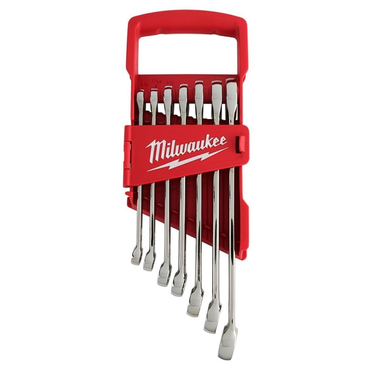 Milwaukee® 48-22-9407 Combination Wrench Set, 7 Pieces