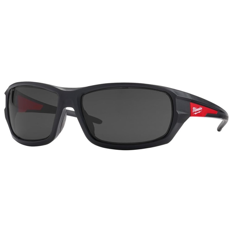 Milwaukee® 48-73-2025 High Performance Safety Glasses, Anti-Fog/Anti-Scratch/Impact-Resistant, Black Lens, Full-Frame Frame, Plastic Frame, Polycarbonate Lens, ANSI Z87.1+