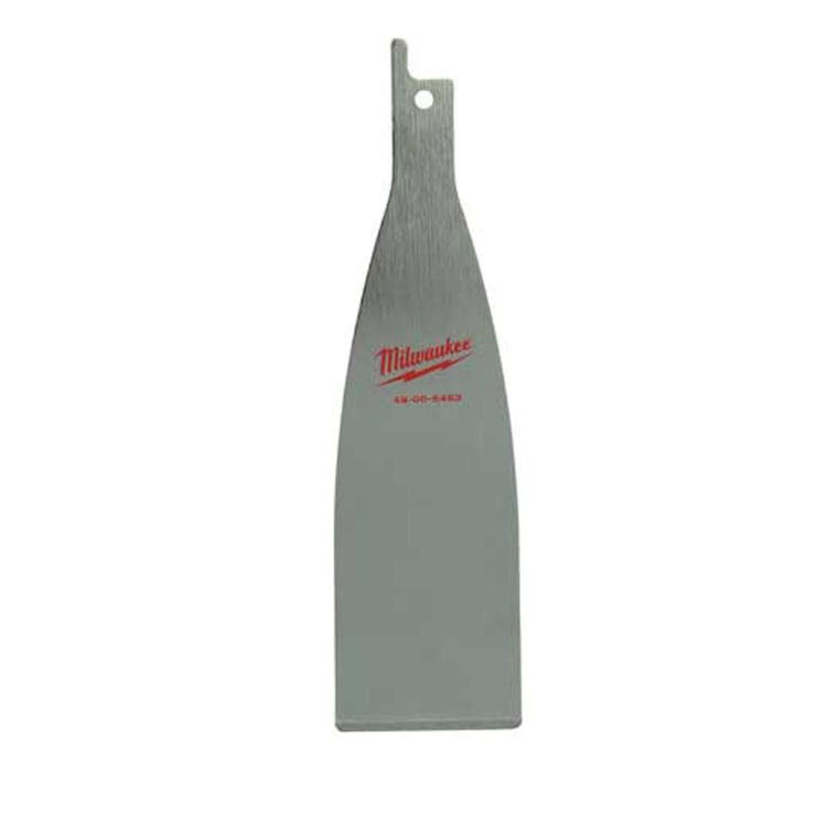 Milwaukee® SAWZALL® 49-00-5463 Resharpenable Reciprocating Scraper Blade, 5-1/2 in L x 1-1/2 in W, Steel Body, Universal/Toothed Edge Tang