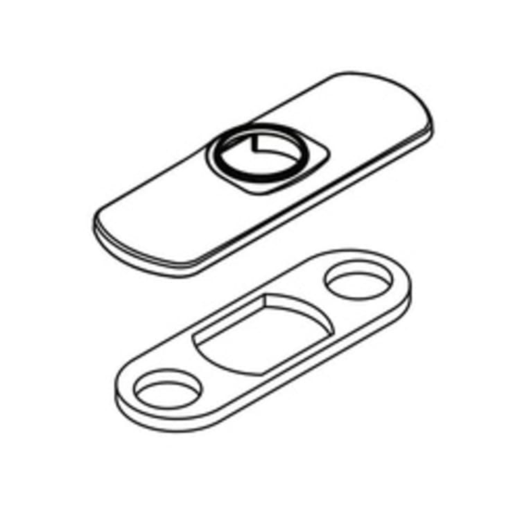 Moen® 165006 Escutcheon Kit, For Use With RIZON™ 6900 One Handle Lavatory Faucet, Polished Chrome, Import