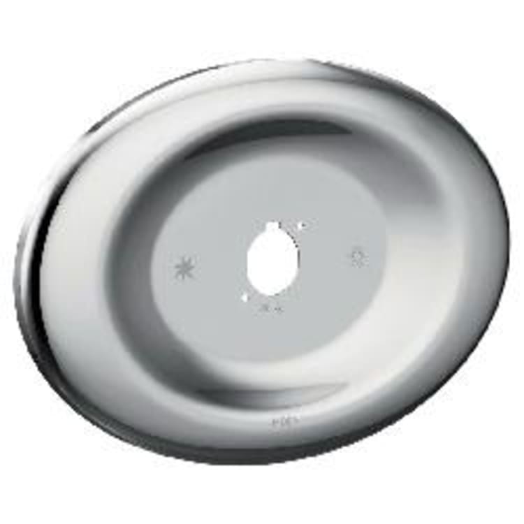 Moen® 178755 Shower Escutcheon, For Use With Brantford™ POSI-TEMP T2150 1-Handle Tub/Shower Valve Trim, Polished Chrome, Domestic